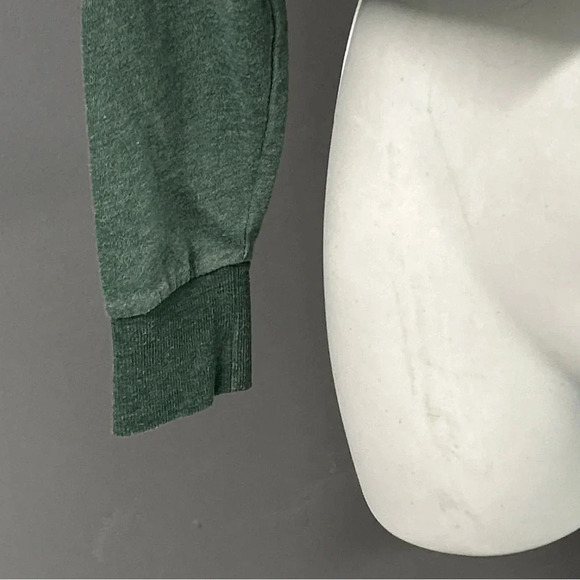 BEVERLY HILLS CALIFORNIA Women’s XS Sweatshirt Green Cropped Logo Grunge‎ Emo - Picture 4 of 10